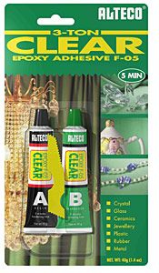 Lepidlo ALTECO Epoxy Adhesive F-05 Clear 5min.